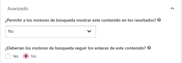 Configurar etiqueta no index en Yoast SEO